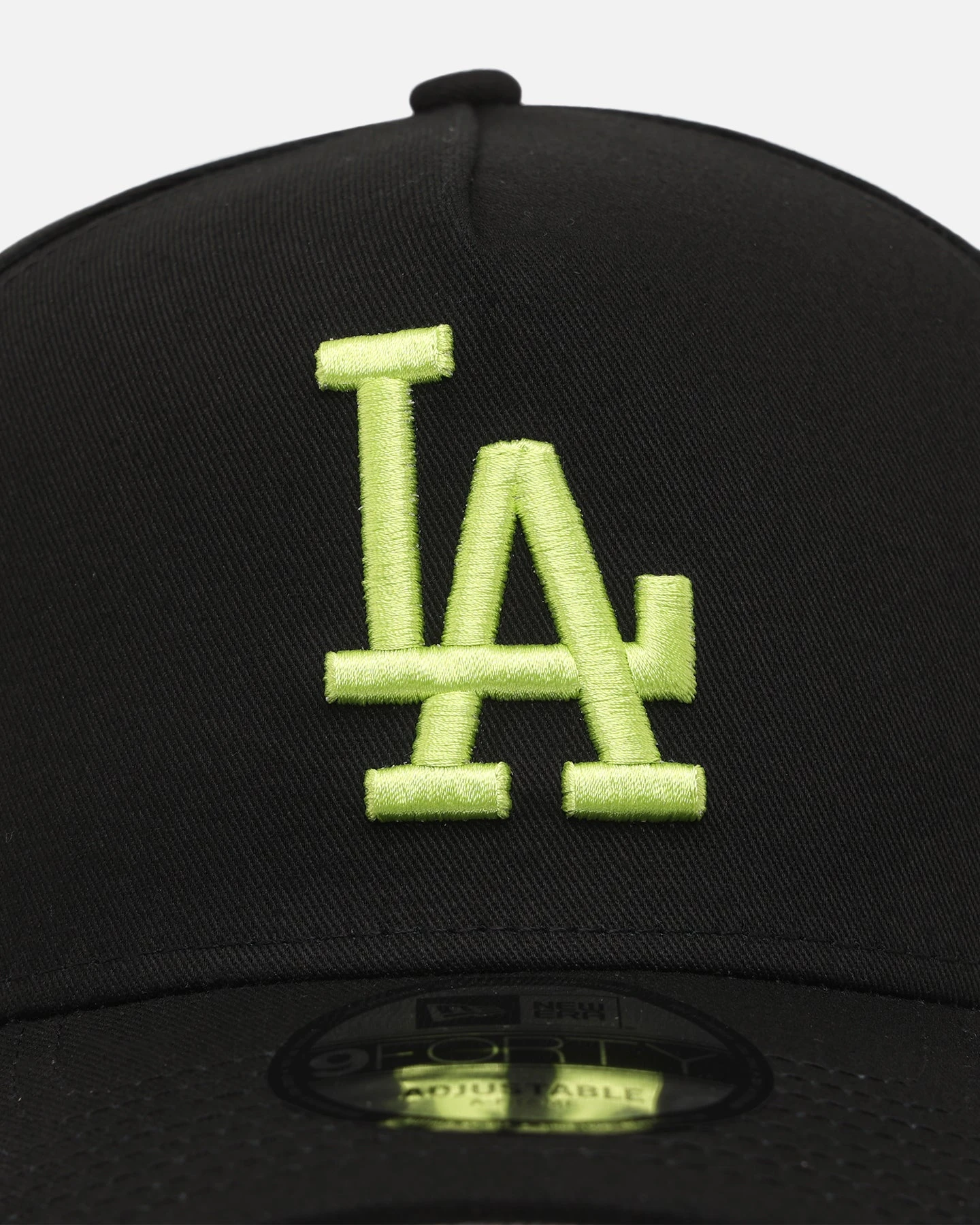 New Era Los Angeles Dodgers 'Volt' 9FORTY A-Frame Snapback Black/Green 7 New Era Los Angeles Dodgers 'Volt' 9FORTY A-Frame Snapback Black/Green - Image 5