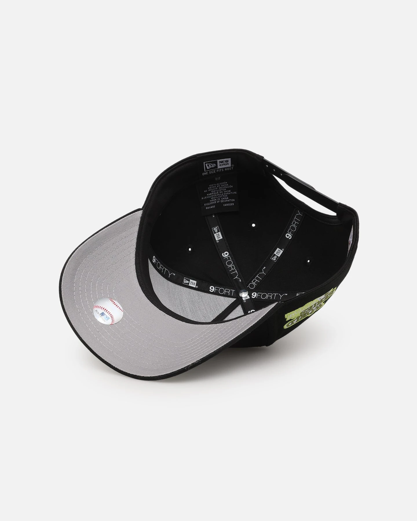 New Era Los Angeles Dodgers 'Volt' 9FORTY A-Frame Snapback Black/Green 8 New Era Los Angeles Dodgers 'Volt' 9FORTY A-Frame Snapback Black/Green - Image 6