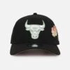 New Era Chicago Bulls 'Satin Flower' 9FORTY A-Frame Snapback Black/Pink -Culture Kings 198580300099 default 0010