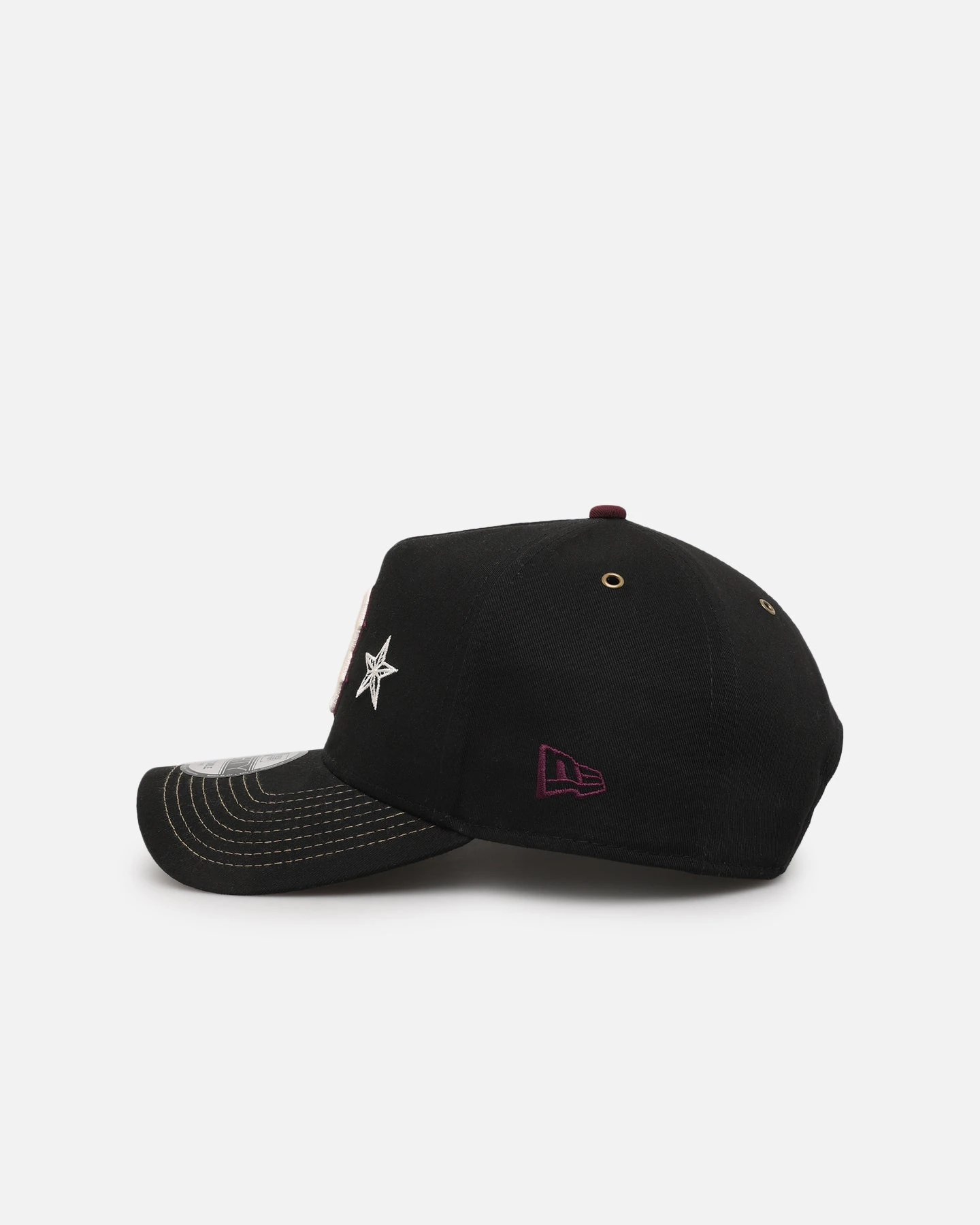 New Era Boston Red Sox 'Ivory Stars Outlaws' 9FORTY A-Frame Snapback Black/Maroon 6 New Era Boston Red Sox 'Ivory Stars Outlaws' 9FORTY A-Frame Snapback Black/Maroon - Image 4