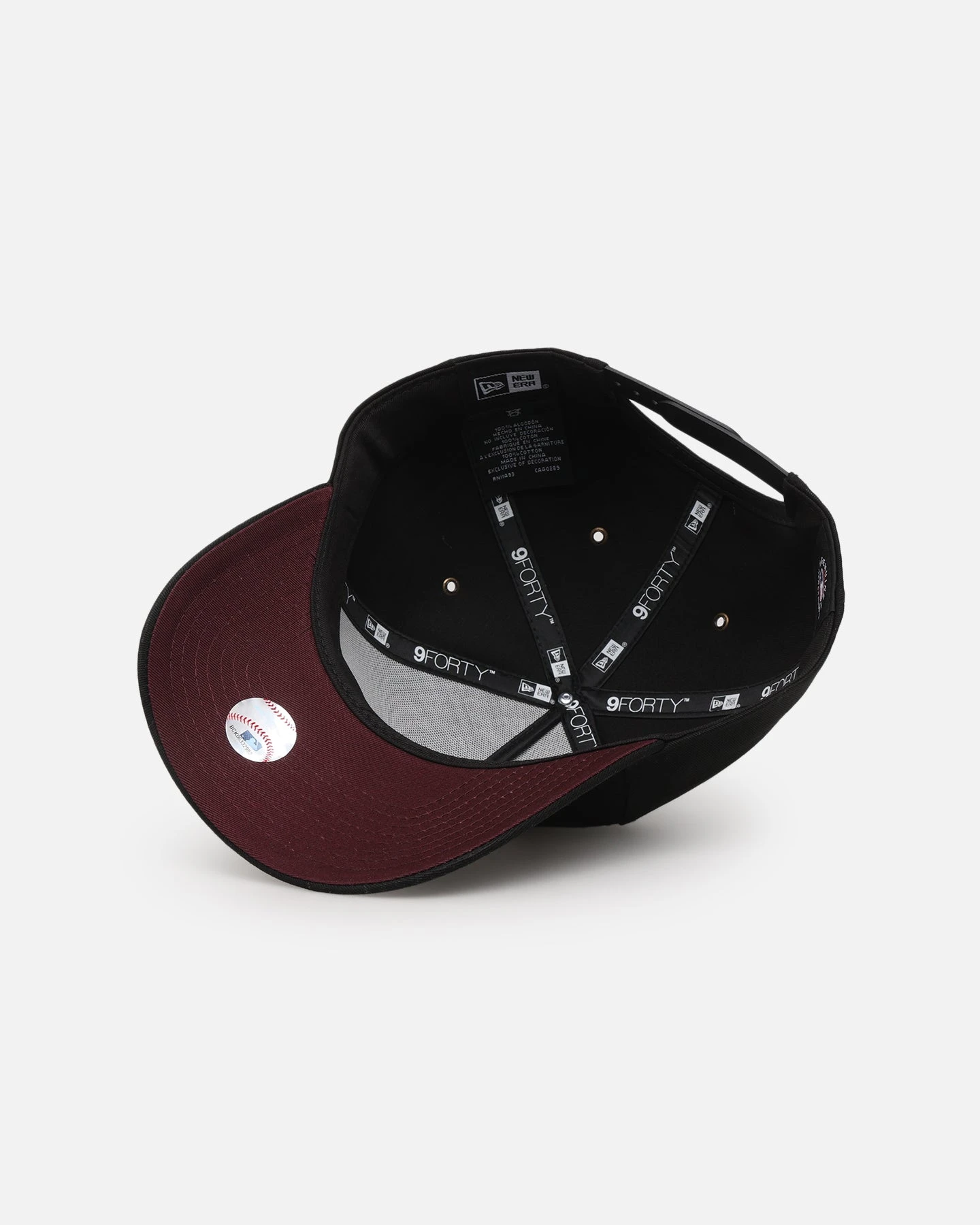 New Era Boston Red Sox 'Ivory Stars Outlaws' 9FORTY A-Frame Snapback Black/Maroon 8 New Era Boston Red Sox 'Ivory Stars Outlaws' 9FORTY A-Frame Snapback Black/Maroon - Image 6