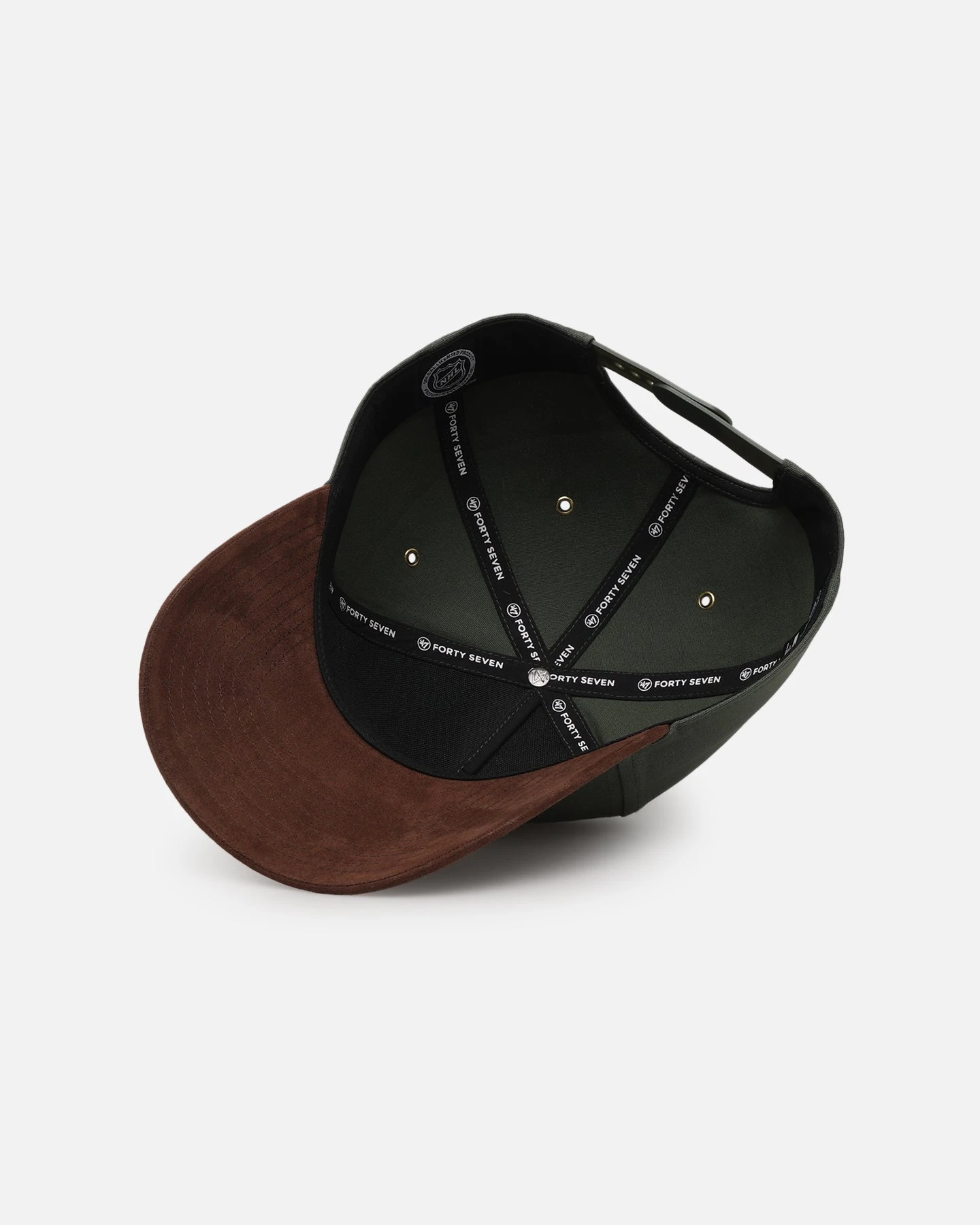 '47 BRAND 47 Brand Anaheim Ducks 'Bottle Green' Offside DT Snapback Bottle Green 8 '47 BRAND 47 Brand Anaheim Ducks 'Bottle Green' Offside DT Snapback Bottle Green - Image 6