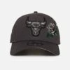 New Era Chicago Bulls 'Gray Tonal Rose Embroidery' 9FORTY A-Frame Snapback Gray -Culture Kings 198760749670 default 0010