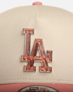 New Era Los Angeles Dodgers 'Jelly Crystals Collection' 9FORTY A-Frame Snapback Chrome White/Pink -Culture Kings 198976863528 default 0050