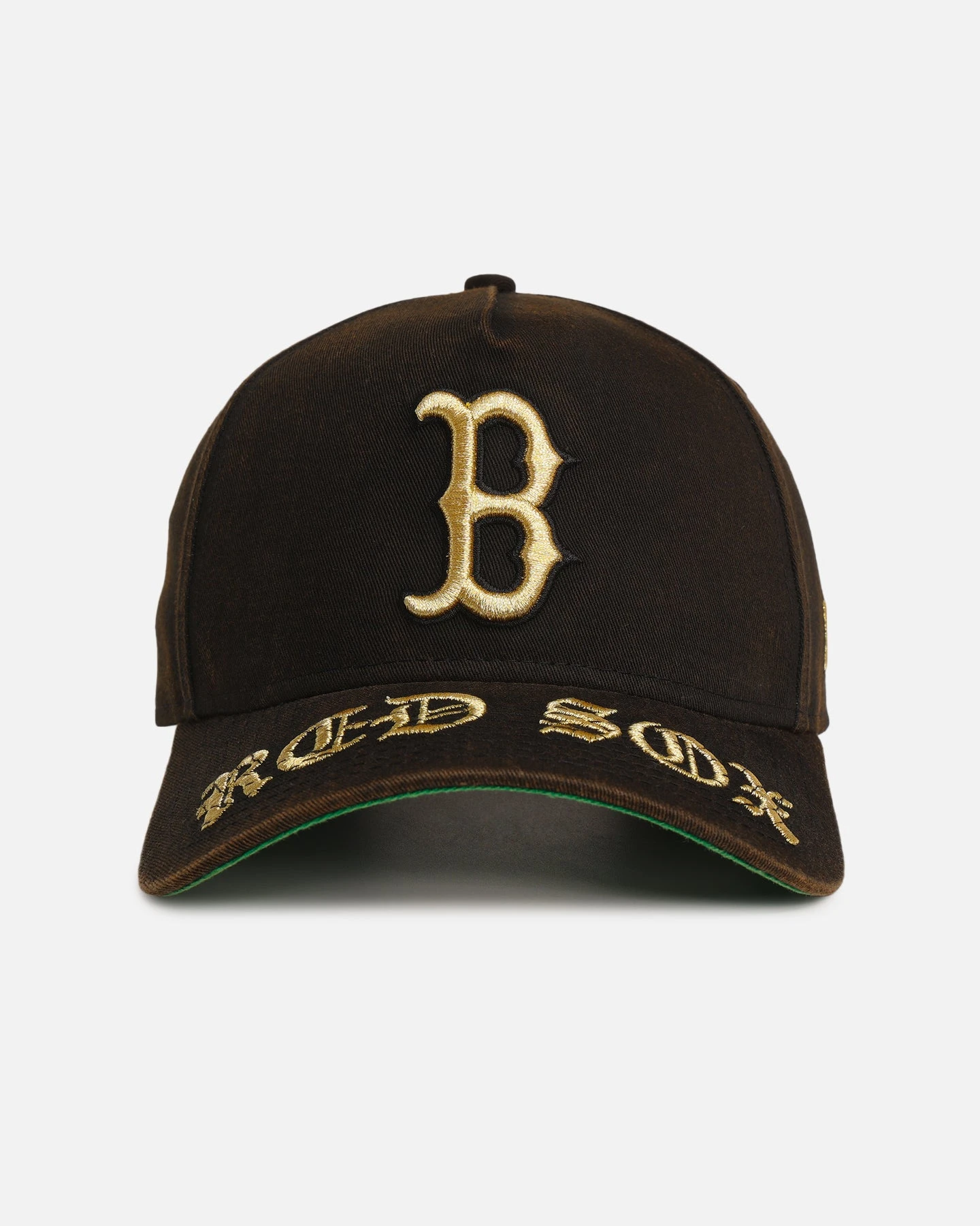 New Era Boston Red Sox 'Washed Gothic Visor' 9OFRTY A-Frame Snapback Black 3 New Era Boston Red Sox 'Washed Gothic Visor' 9OFRTY A-Frame Snapback Black