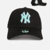 New Era New York Yankees 'Black Aqua' 9FORTY A-Frame Snapback Black/Aqua