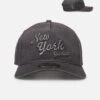 New Era New York Yankees 'Graphite Script' 9FORTY A-Frame Snapback Washed Graphite -Culture Kings 198978528852 default 0010