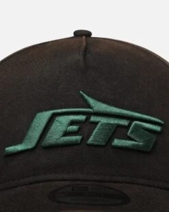 New Era New York Jets 'Sunbleached' 9FORTY A-Frame Snapback Washed Black 12 New Era New York Jets 'Sunbleached' 9FORTY A-Frame Snapback Washed Black -Culture Kings 198978528883 default 0050