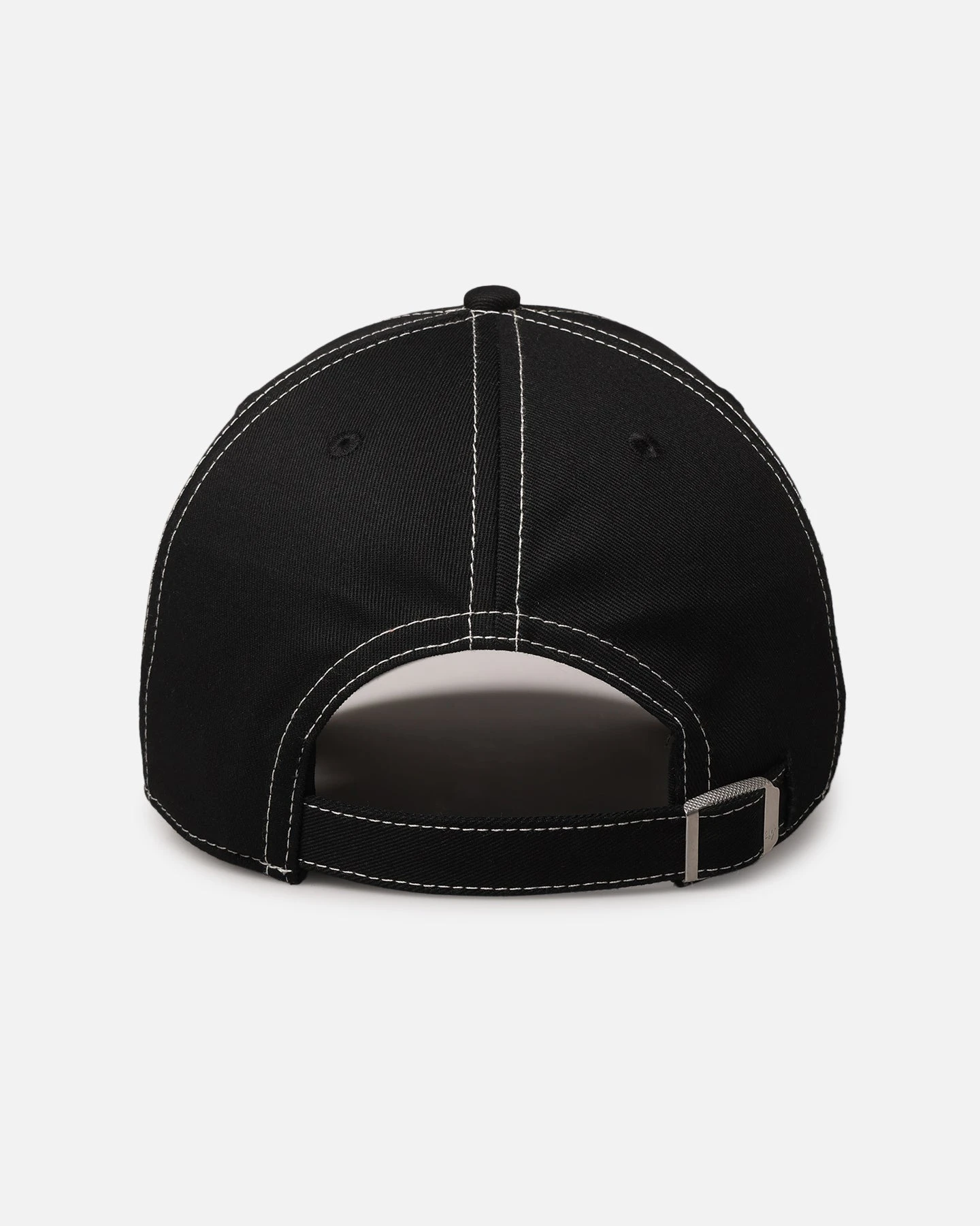 '47 BRAND 47 Brand Anaheim Ducks 'Contrast Stitch' 47 Clean Up Strapback Black/Bone 4 '47 BRAND 47 Brand Anaheim Ducks 'Contrast Stitch' 47 Clean Up Strapback Black/Bone - Image 2