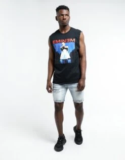 Eminem Photo Muscle Tee Black -Culture Kings 4434569751770 normal 003