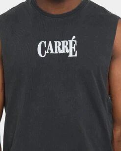 Carré Men's Emblem Muscle T-Shirt Black Wash -Culture Kings 4454569131778 normal 0022