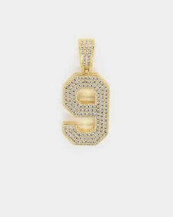 Saint Morta Men's Iced College Pendant Iced Gold -Culture Kings 4454569417841 default 00140