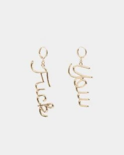 Raising Hell Women's FK Earrings Gold -Culture Kings 4454569467631 default 00040