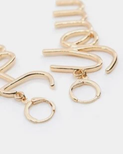 Raising Hell Women's FK Earrings Gold -Culture Kings 4454569467631 default 00060