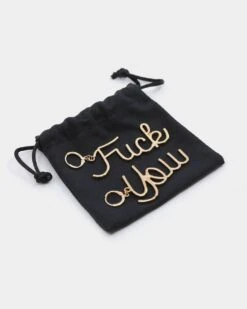 Raising Hell Women's FK Earrings Gold -Culture Kings 4454569467631 default 00080