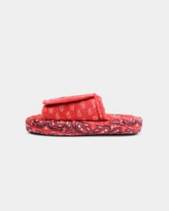 Goat Crew Velcro Paisley Bandana Slipper Red/Black/White -Culture Kings 4454569780495 default 0022