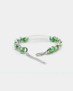 Wild For The Weekend Fantazia C&C ID Bracelet Silver/Green -Culture Kings 9324609371592 normal 0024