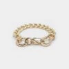 Wild For The Weekend Men's Mixed Chain Bracelet Gold