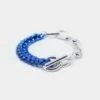 Wild For The Weekend Men's Mixed Double Chain Bracelet Silver/Blue -Culture Kings 9324609398254 default 00020