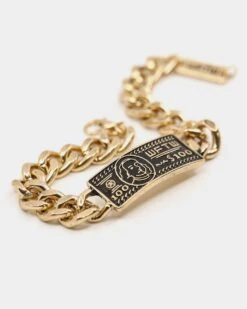 Wild For The Weekend Stick Or Twist Dollar Bill Bracelet Gold -Culture Kings 9324609406966 default 00030